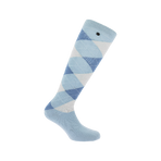 Equithème - Calze da equitazione Argyle azzurro/blu | - Ohlala
