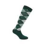 Equithème - Calzini da equitazione Argyle kaki/grigio | - Ohlala