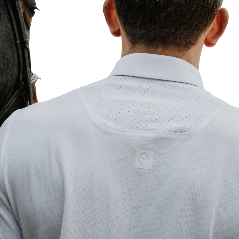 Equithème - Chemise manches longues homme Adrien blanc | - Ohlala