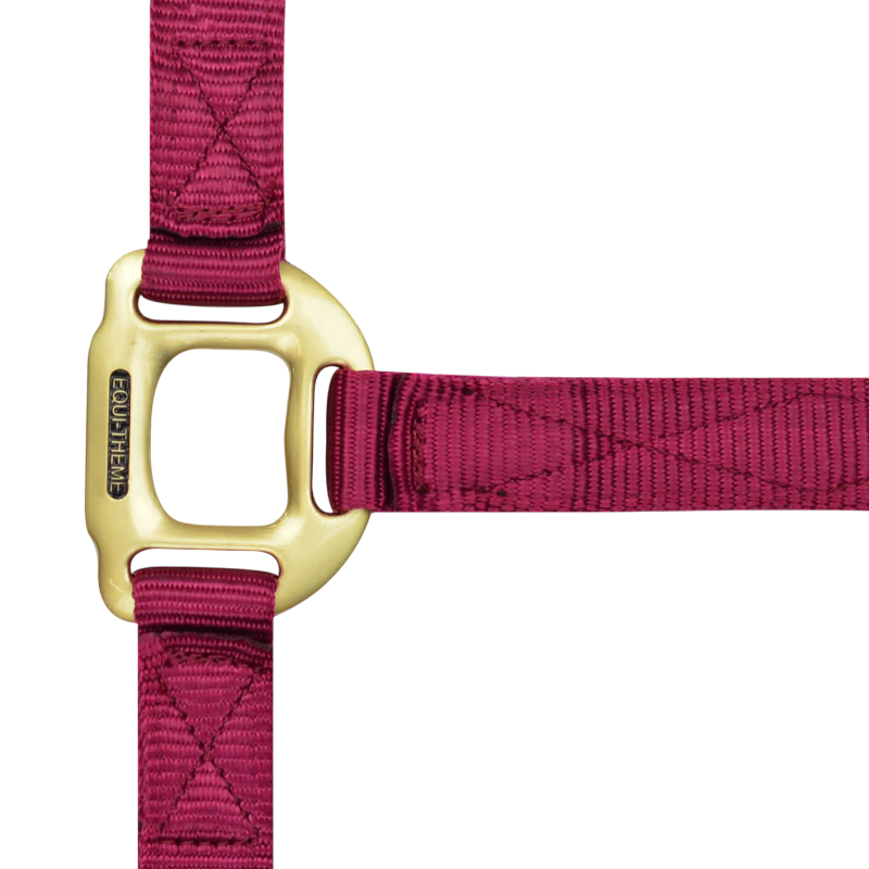Equithème - Burgundy nylon halter