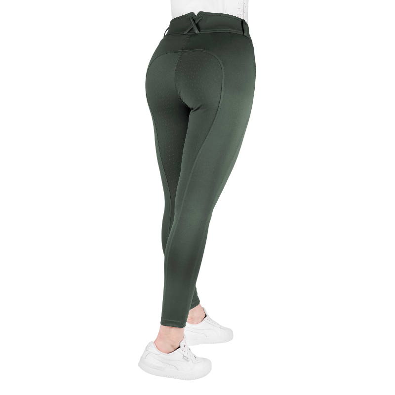 Equithème - Pantaloni da equitazione donna Carly kaki | - Ohlala