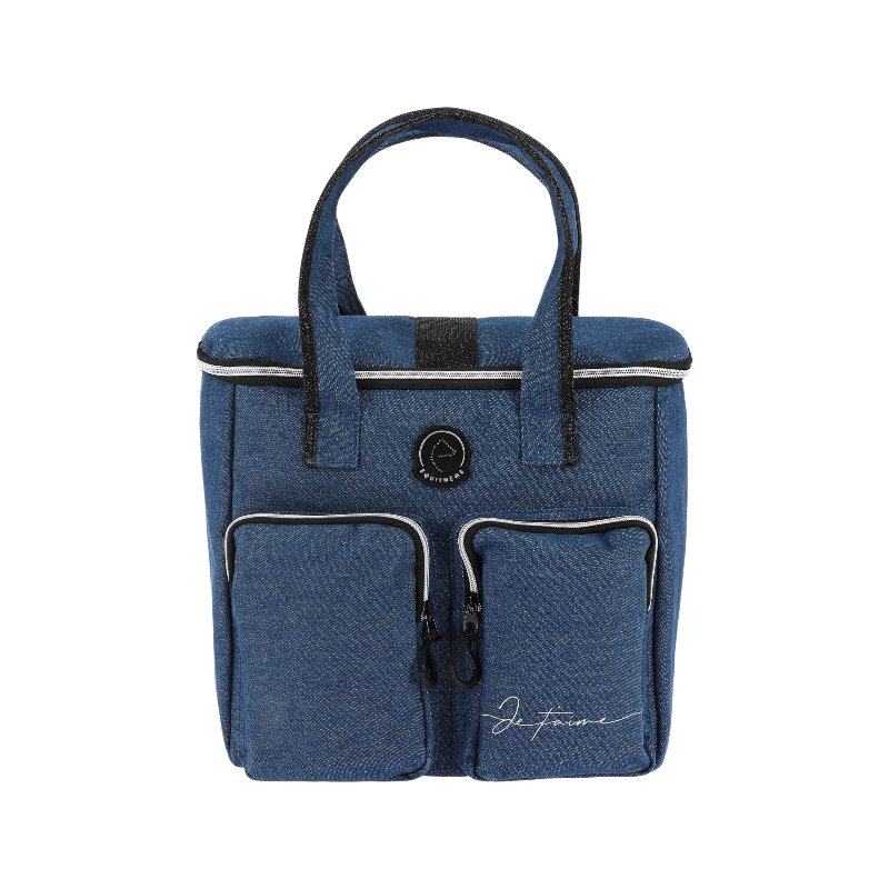 Equithème - Je T'aime denim groom bag | - Ohlala