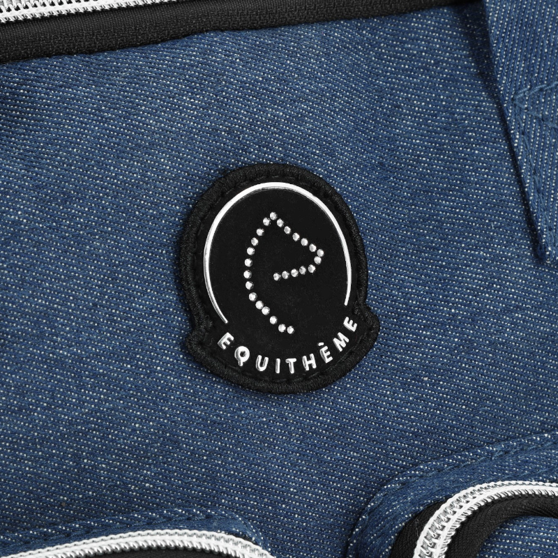 Equithème - Je T'aime denim grooming bag | - Ohlala