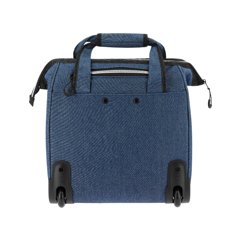 Equithème - Je T'aime denim rolling grooming bag | - Ohlala