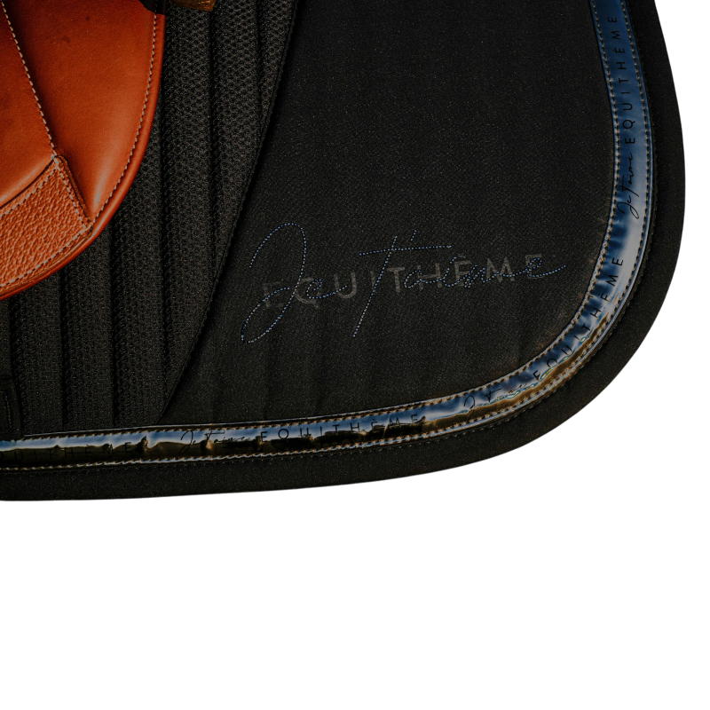 Equithème - Tapis de selle EK-Talent marine | - Ohlala