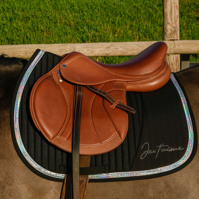 Equithème - Tapis de selle EK-Talent noir | - Ohlala