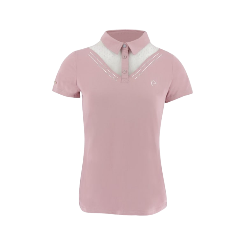 Equithème - Lady Lilac short-sleeved polo shirt