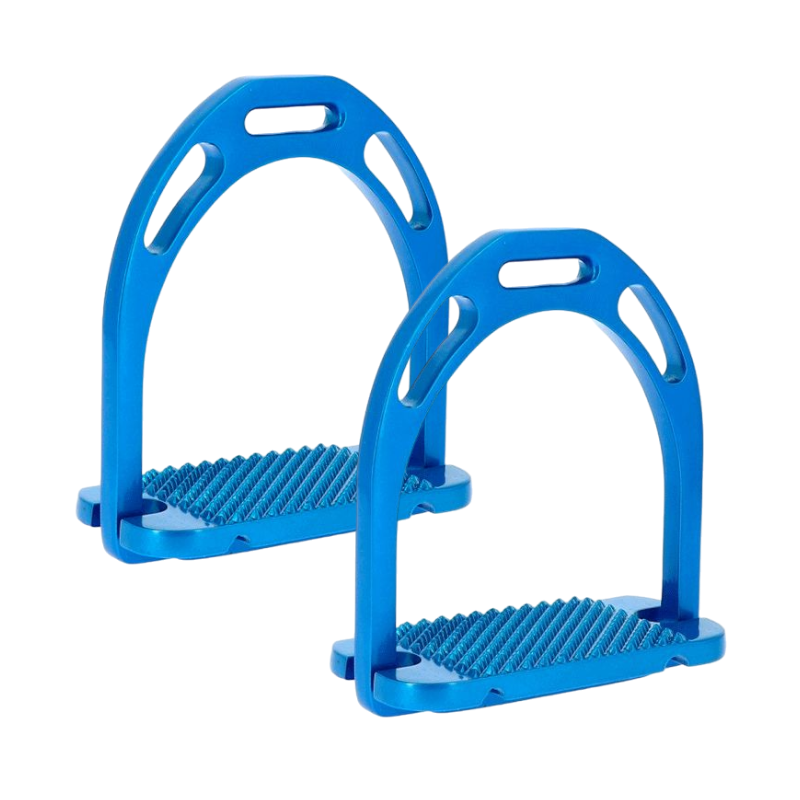 Feeling - Pro wide aluminum stirrups blue