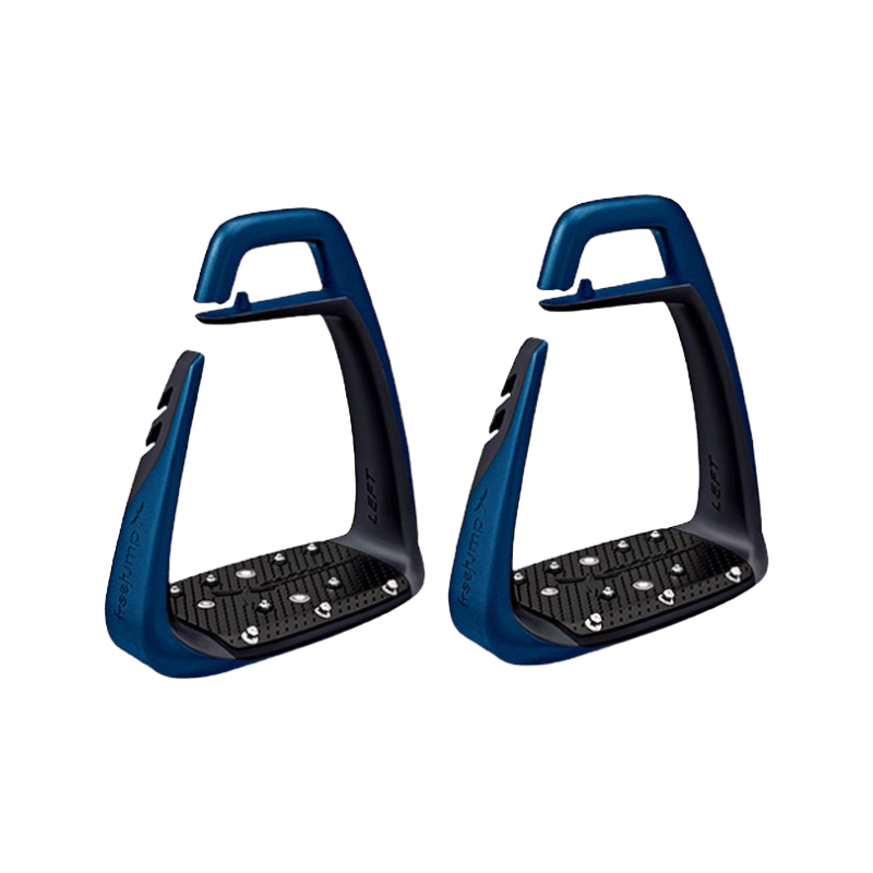 Freejump - Soft'Up Classic Stirrups Pearl Navy / Black