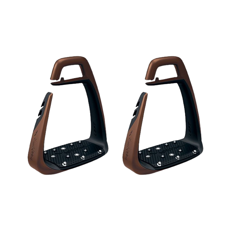 Freejump - Soft'Up Classic Stirrups Choco / Black