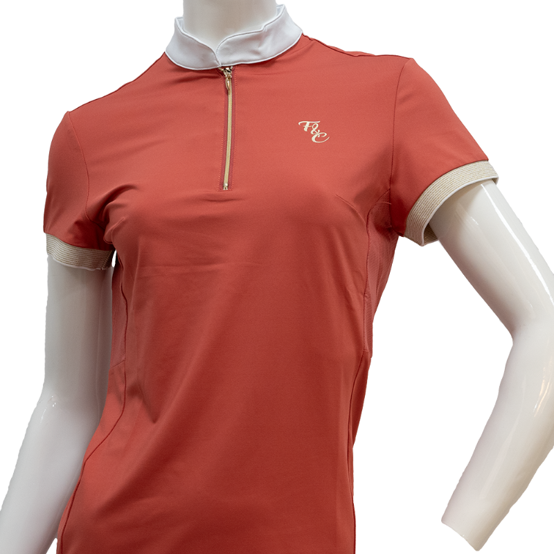 Flags & Cup - Women's short sleeve competition polo Andria cherry 