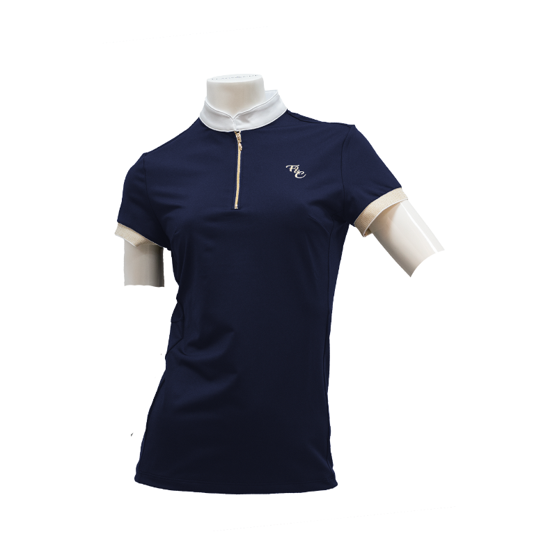 Flags & Cup - Women's short sleeve competition polo Andria navy 