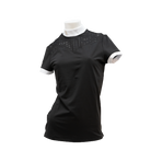 Flags & Cup - Polo de competición de manga larga para mujer Isla negro | - Ohlala