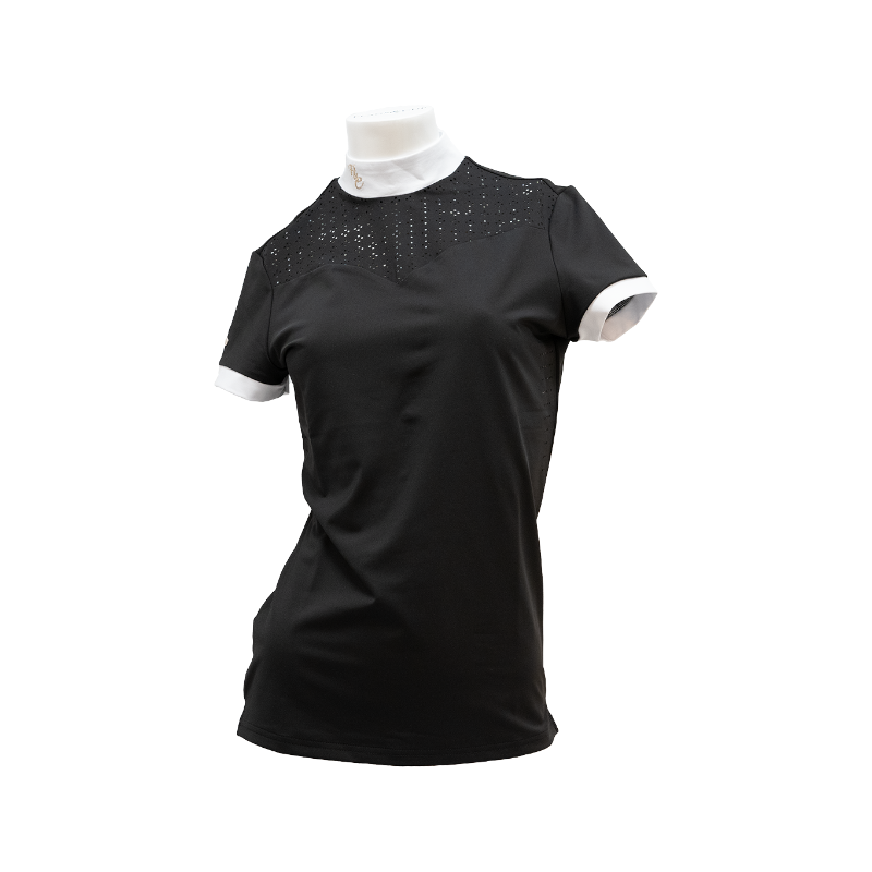 Flags & Cup - Women's short sleeve competition polo Isla black 