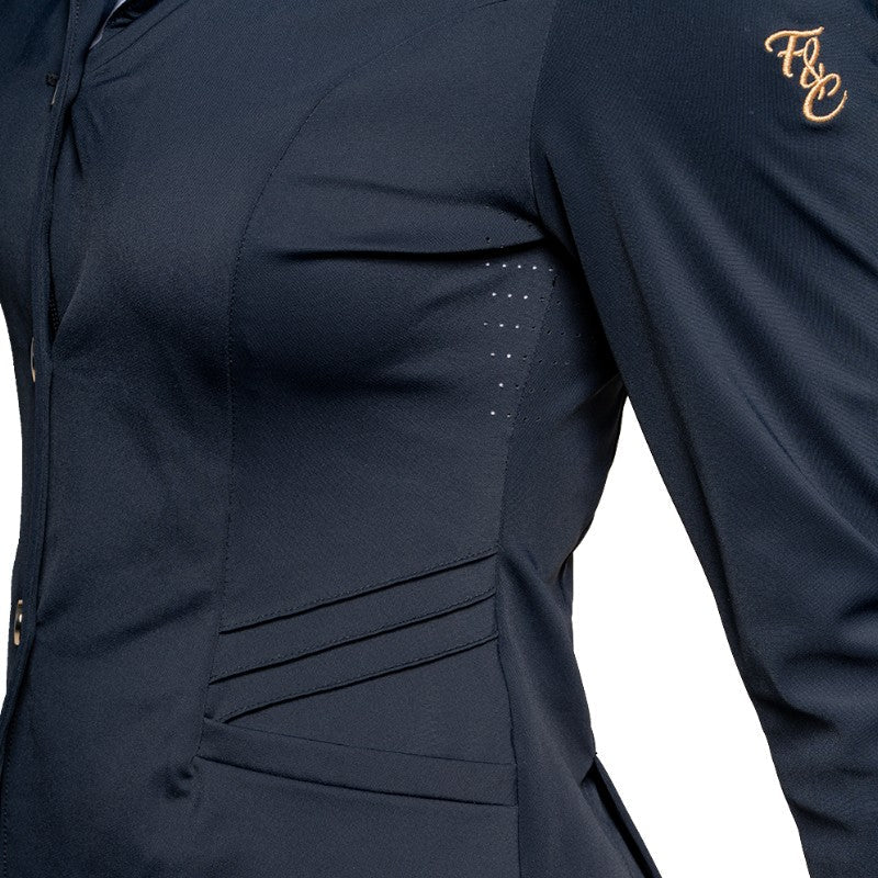 Flags & Cup - Victoria navy competition jacket for women 