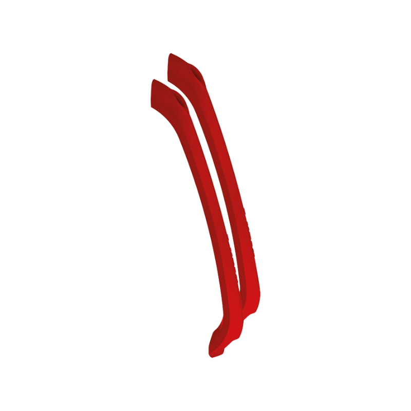 Flex On - Kit afneembare stijgbeugelzijden Iron S rood
