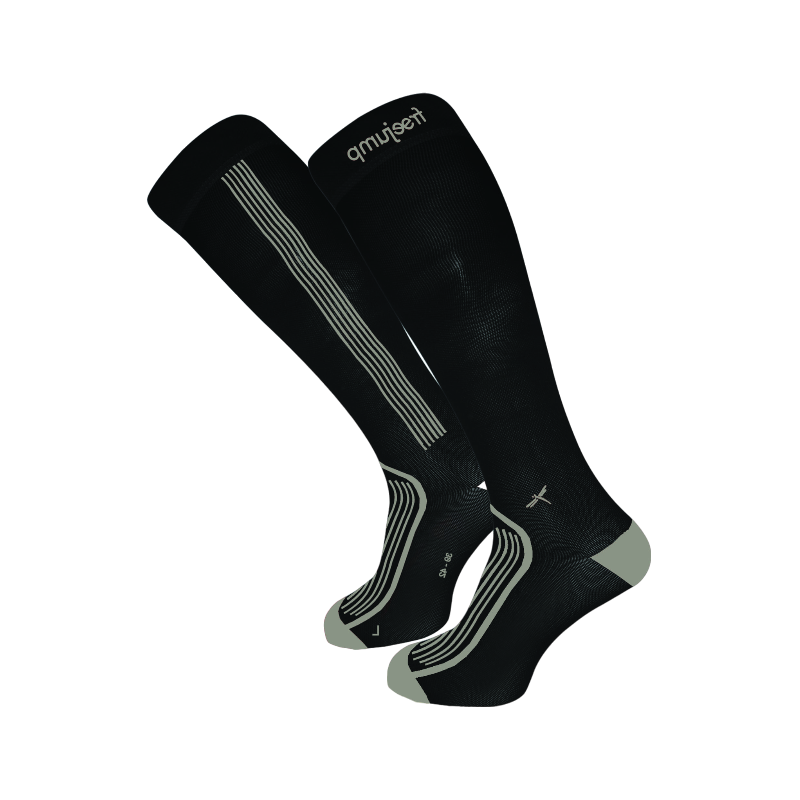 Freejump - Technical riding socks black/beige 