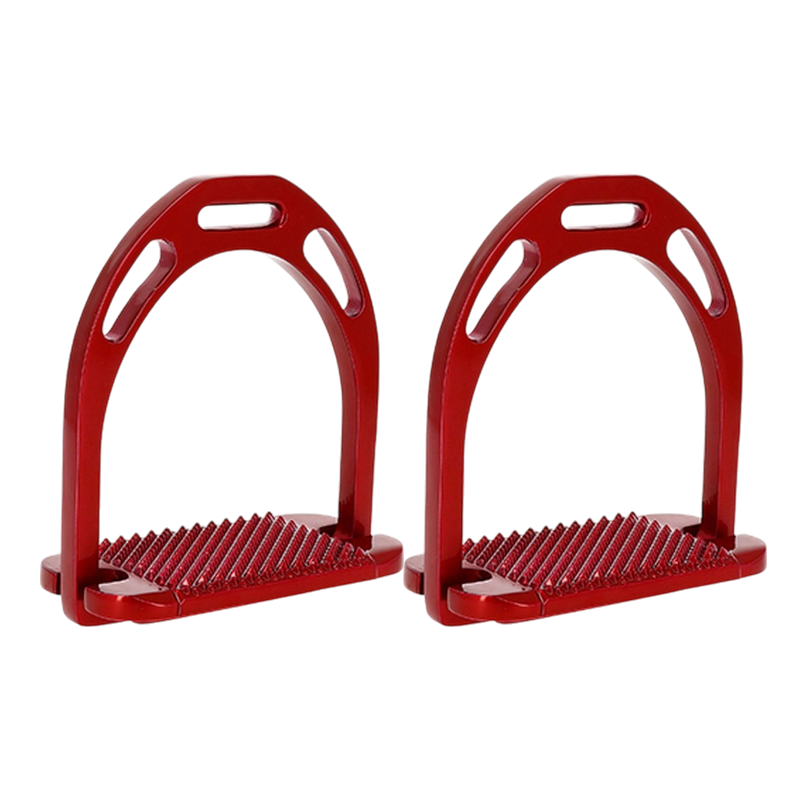 Feeling - Pro wide red aluminum stirrups