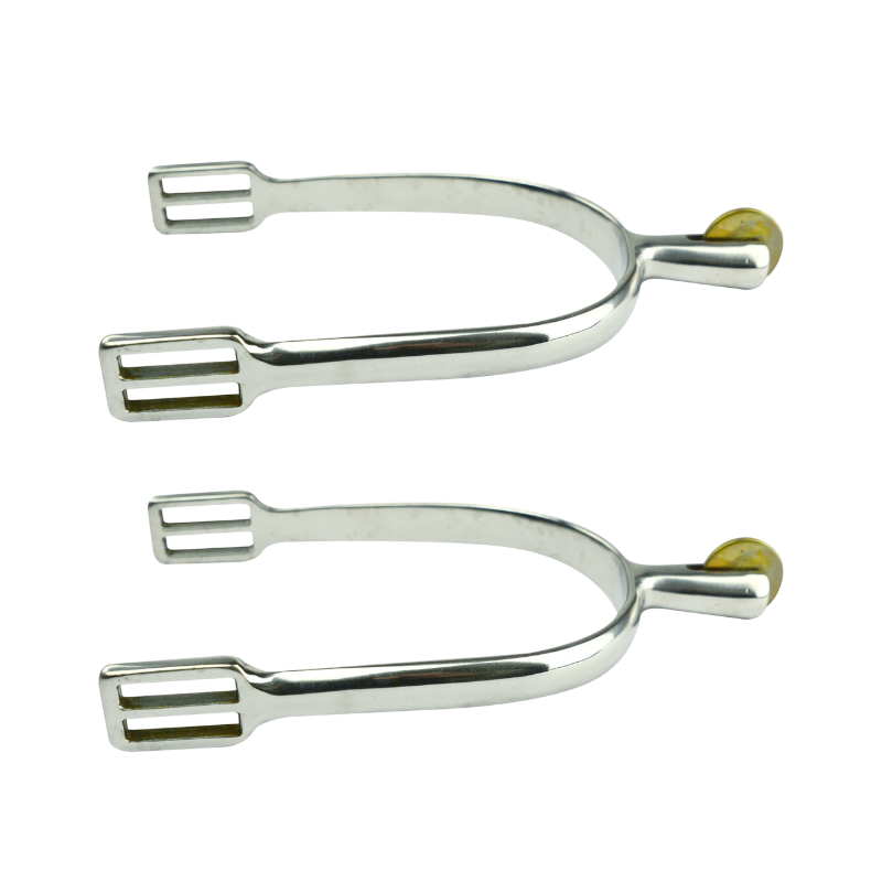Feeling - Prince of Wales stainless steel wheel spurs with smooth wheel