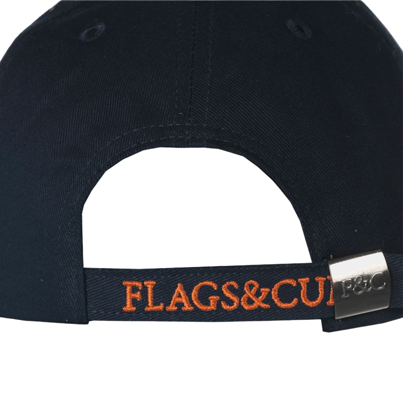 Flags & Cup - Casquette homme Estero marine/ mandarine