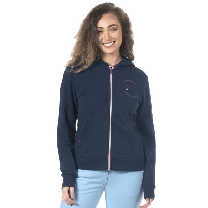 Flags & Cup - Sweat zippé enfant Obera marine