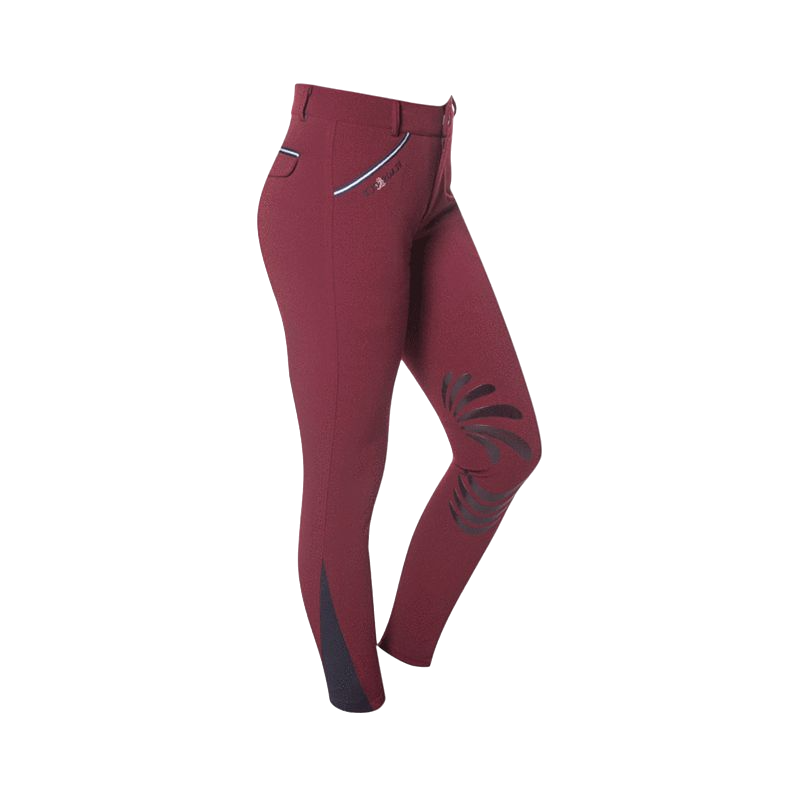 Flags &amp; Cup - Cayenne women's burgundy riding breeches 