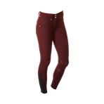 Flags & Cup - Pantalon d'équitation femme Push up Bordeaux | - Ohlala