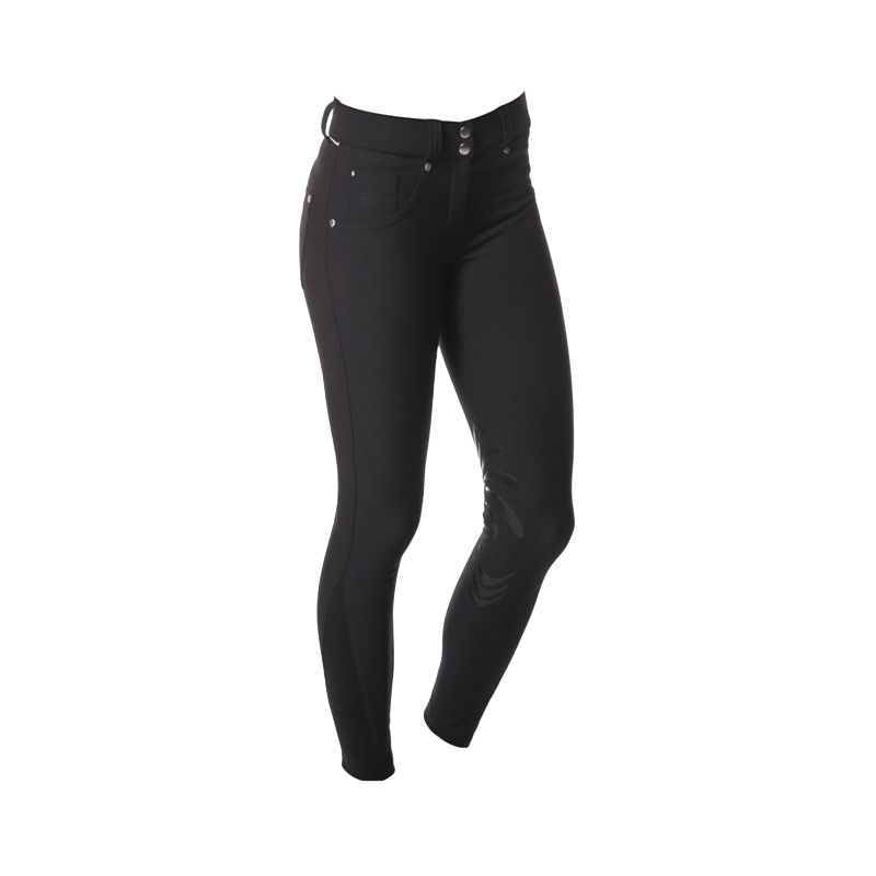 Flags &amp; Cup - Women's Push up riding breeches Black