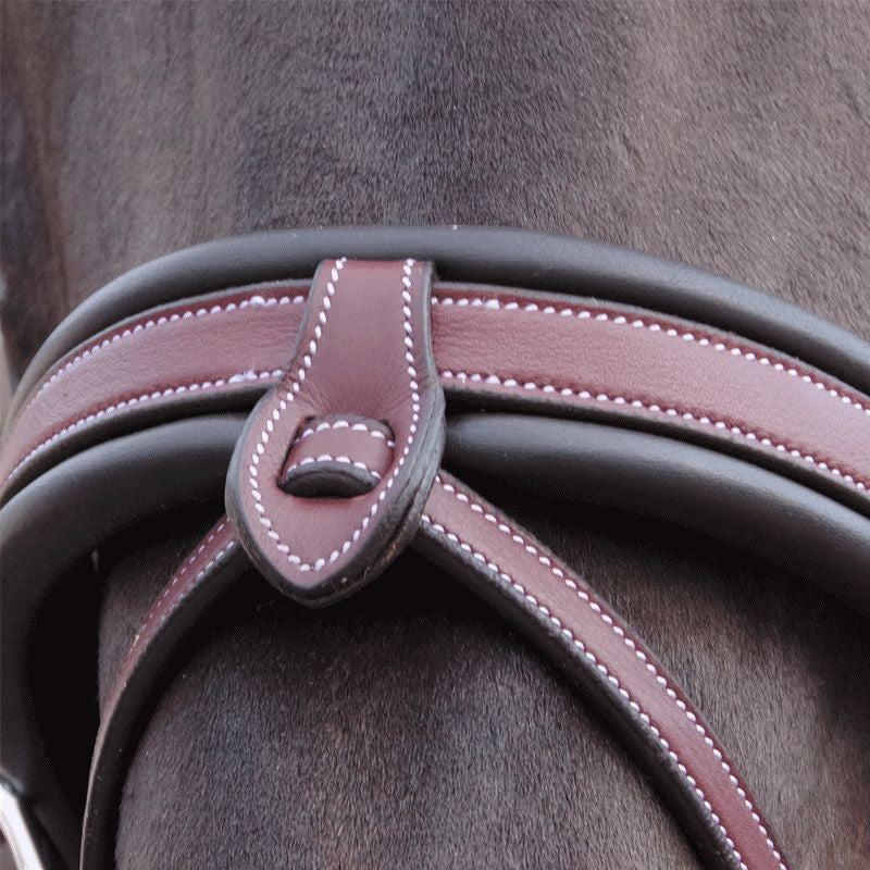 Flags &amp; Cup - Brown Madrid Bridle