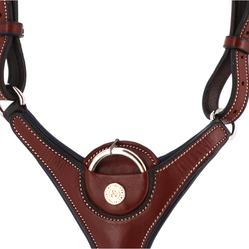 Flags & Cup - Collier de chasse Paris Marron / Marine