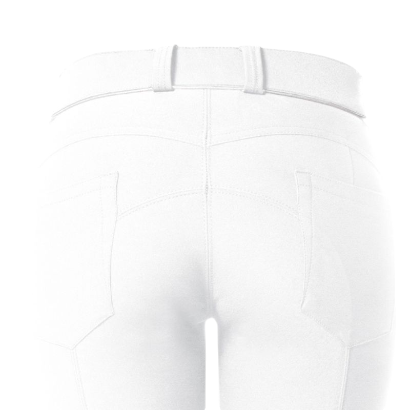 Flags &amp; Cup - Women's white Push up riding breeches