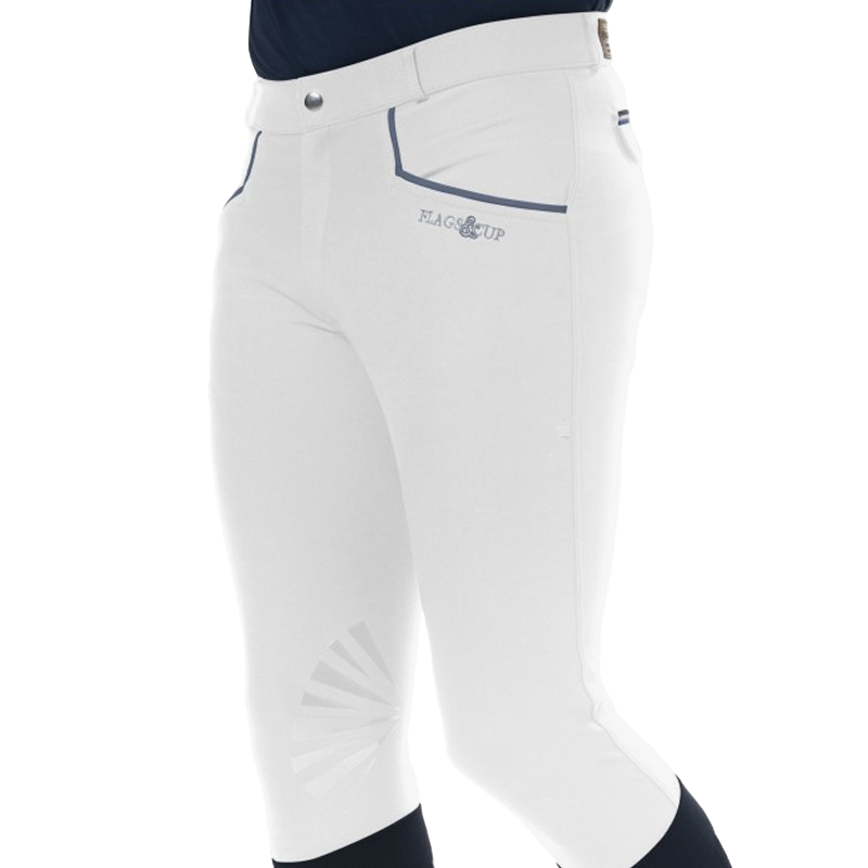 Flags &amp; Cup - Vadso men's riding pants white 
