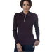 Flags & Cup - Women's Long Sleeve Polo Rib Tolsona Blackberry | - Ohlala