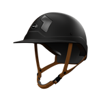 Flex On - Casque d'équitation Armet Dark jugulaire marron visière Mixte noir | - Ohlala