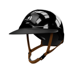Flex On - Armet Star riding helmet brown chin strap black Angel visor | - Ohlala