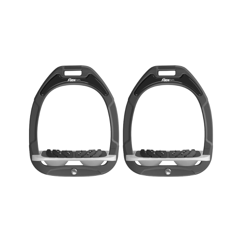 Flex On - GC Inclined Ultra Grip Stirrups Anthracite / Gray / Gray 