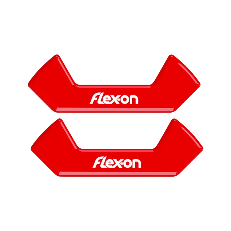 Flex On - Safe On stickers plain red