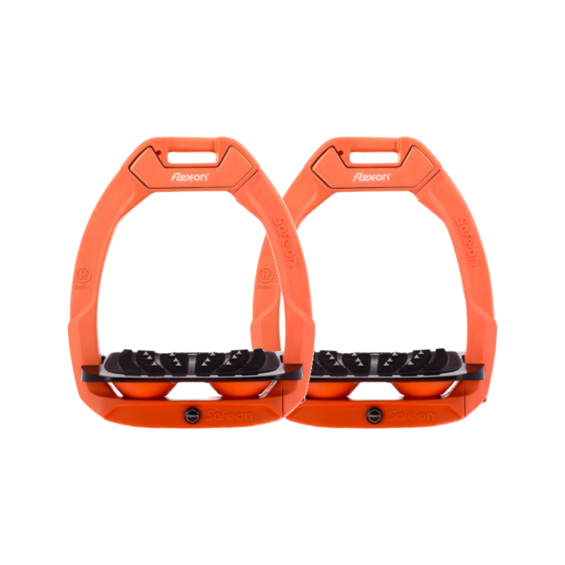 Flex On - Limited Edition - Safe On Inclined Ultra Grip Stirrups Apricot
