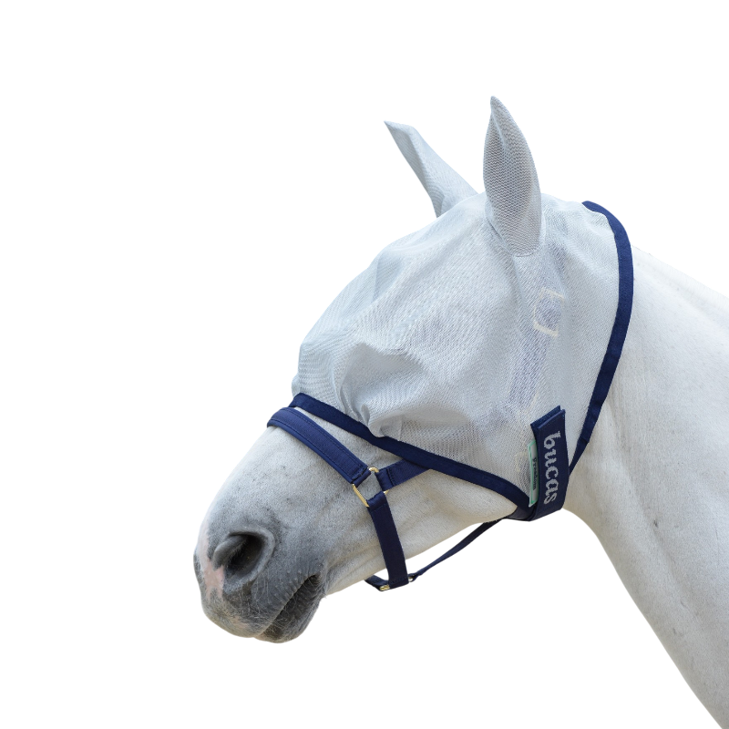 Bucas – Fliegenmaske Freedom Silver