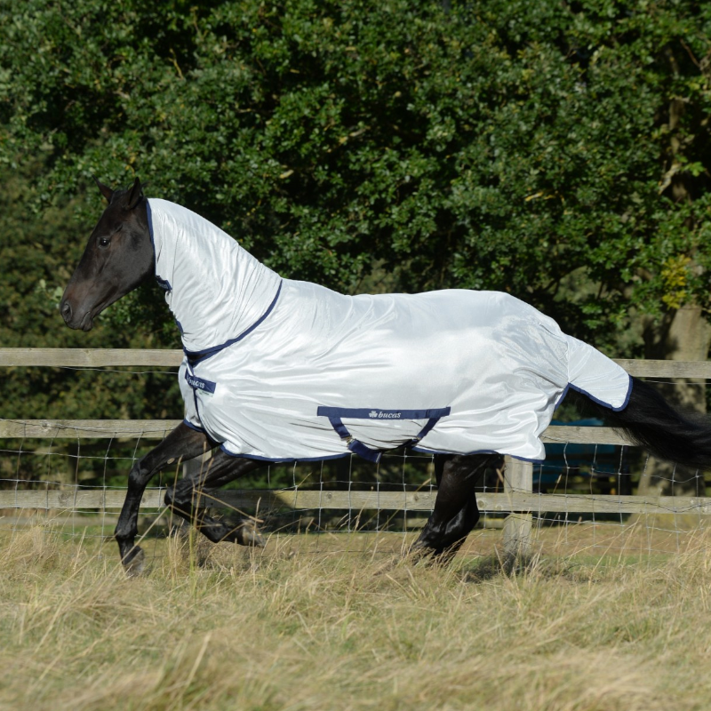 Bucas - Manta antimoscas Freedom Fly Full Neck Silver