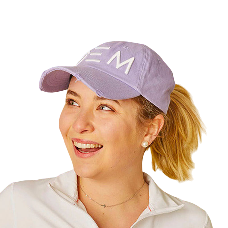 GEM - Casquette Sweety avec trou lilas