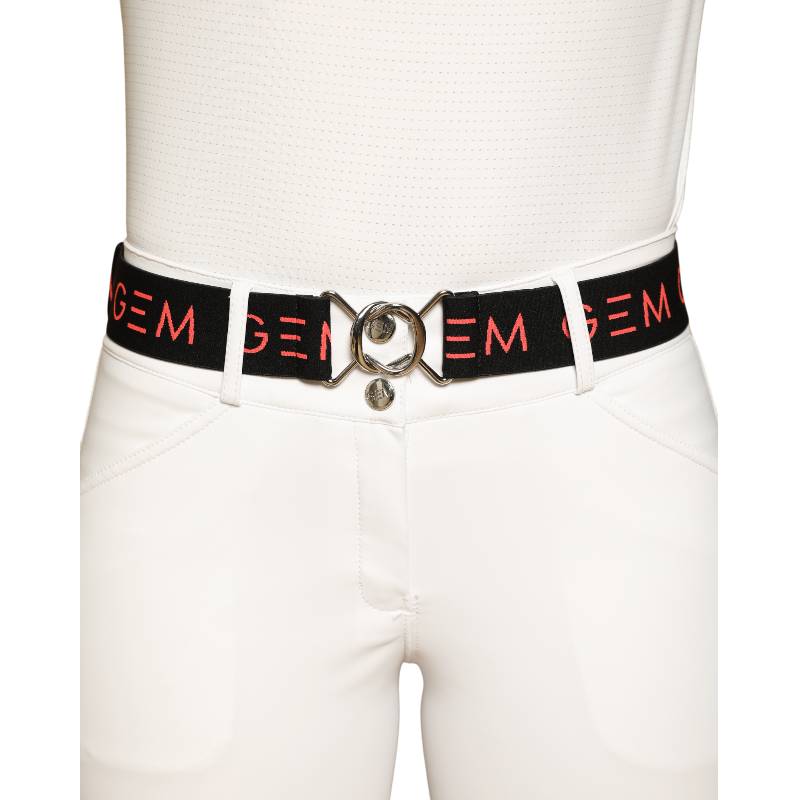 GEM - Zaza Belt black/ coral | - Ohlala