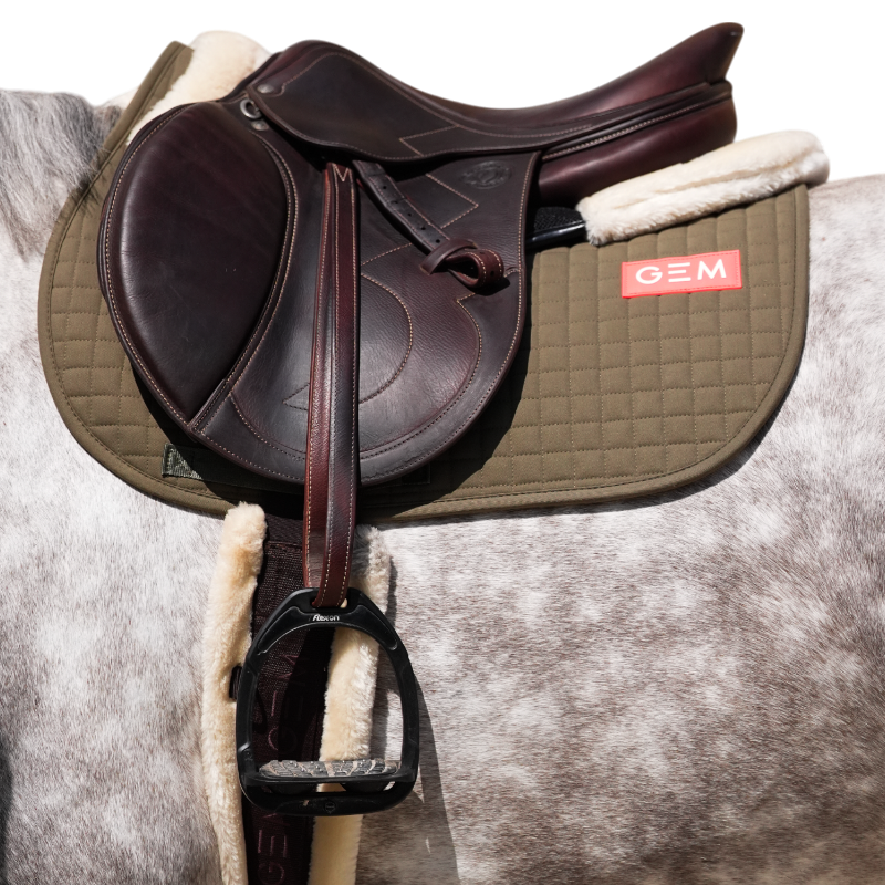 GEM - Tapis de selle Leo kaki