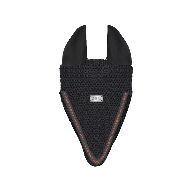 GEM - Essentiel Long Fly Veil Black/Coral