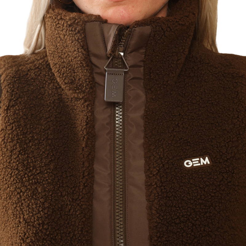 GEM - Chaqueta de mujer Charlie chocolate