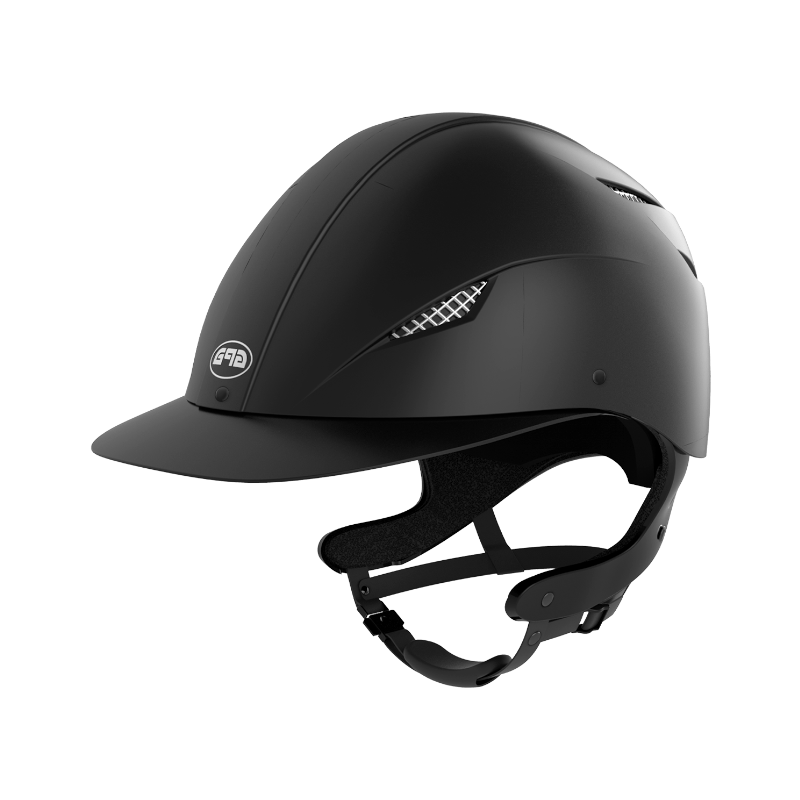 GPA - Casque d'équitation Easy EVO TLS black matt