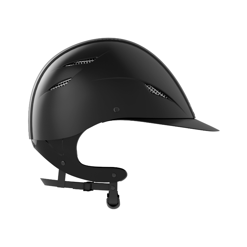 GPA - Casque d'équitation Easy EVO TLS black matt