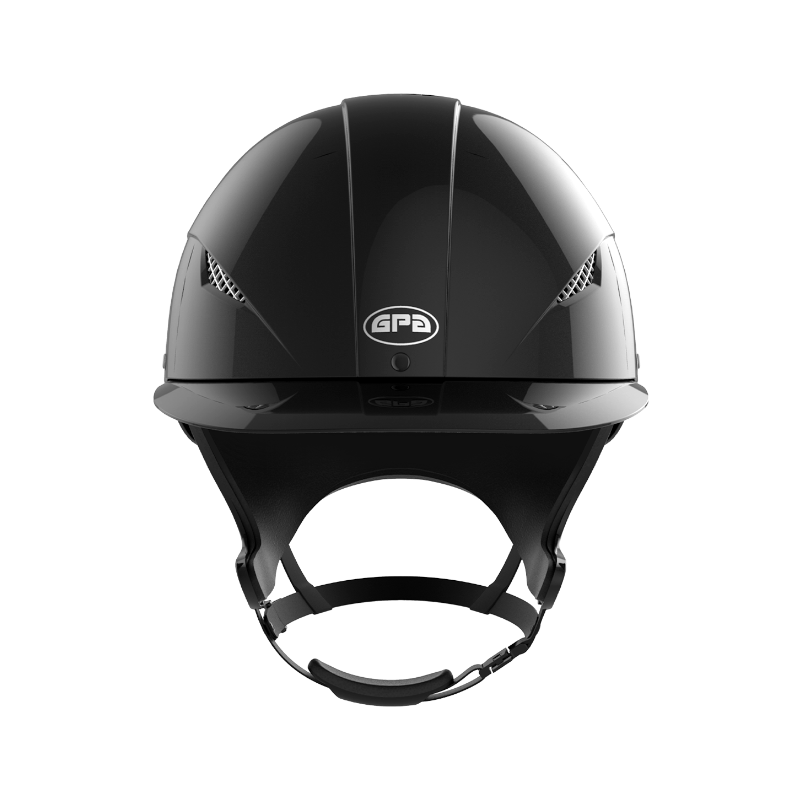 GPA - Casque d'équitation Easy EVO TLS black shiny
