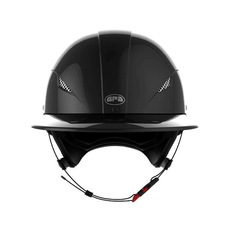 GPA - Casque d'équitation Easy First Lady Hybride black shiny