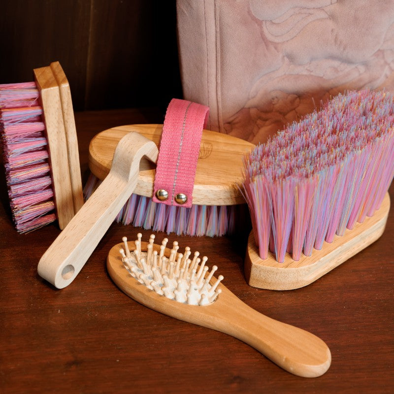 Grooming Deluxe - Brosse à crins Licorne Sammy enfant bois